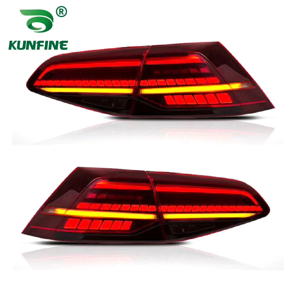 Pair of Car Tail Light Assembly for Volkswagen VW Golf 7 MK7 Golf 7.5 MK7.5 2013 2014 - 2020 LED Brake Flowing Water Flicker