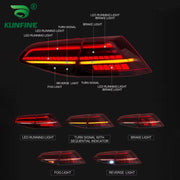 Pair of Car Tail Light Assembly for Volkswagen VW Golf 7 MK7 Golf 7.5 MK7.5 2013 2014 - 2020 LED Brake Flowing Water Flicker