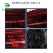 Pair of Car Tail Light Assembly for Volkswagen VW Golf 7 MK7 Golf 7.5 MK7.5 2013 2014 - 2020 LED Brake Flowing Water Flicker