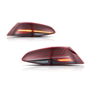 Pair of Car Tail Light Assembly for Volkswagen VW Golf 7 MK7 Golf 7.5 MK7.5 2013 2014 - 2020 LED Brake Flowing Water Flicker